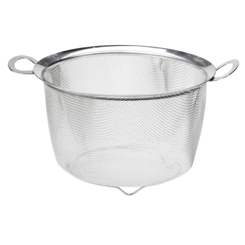 4qt Wide Rim Mesh Basket
