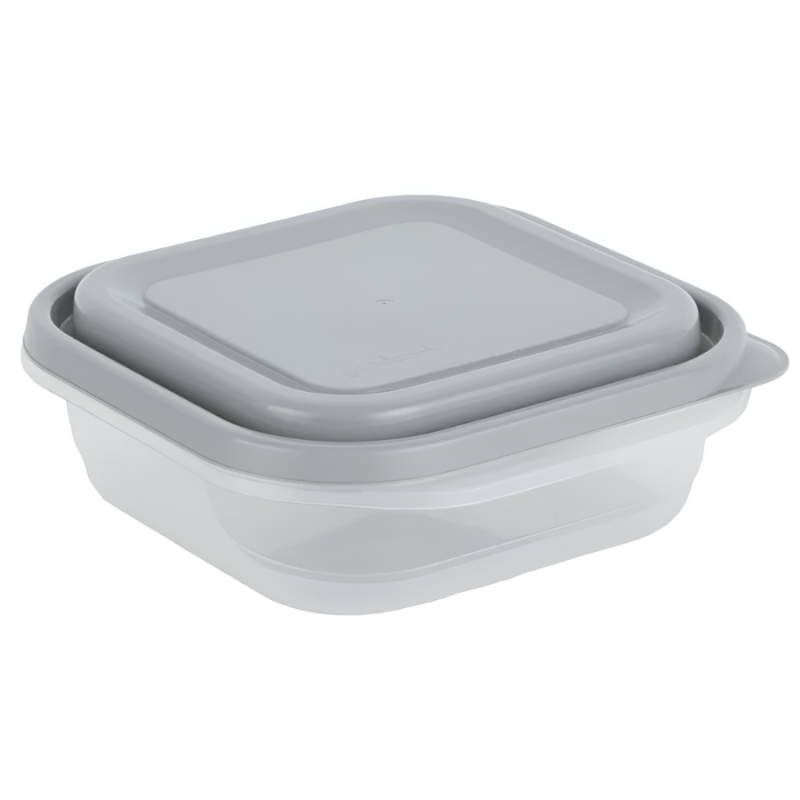 4 Medium Square Containers w/ Lids