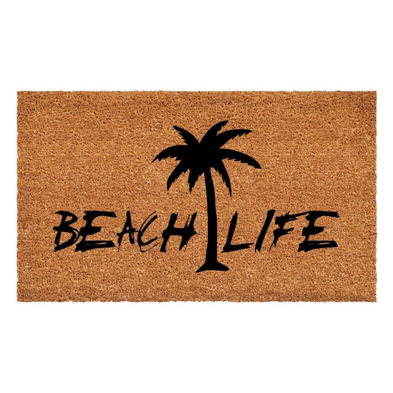 Beach Life Palm Tree Doormat