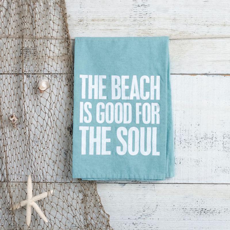 The Beach Is Good For The Soul Kitchen Towel