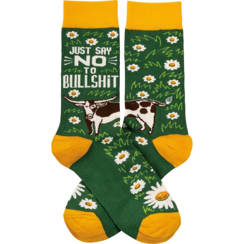 Just Say No To Bull Socks (D)Socks Carolina Pottery