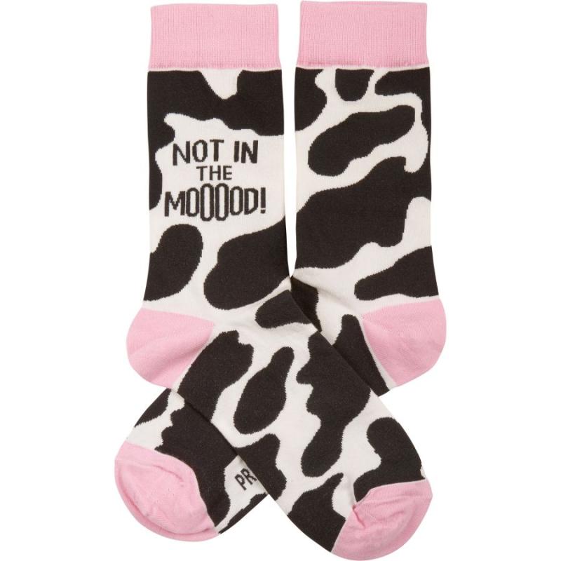 Not In The Mooood Socks