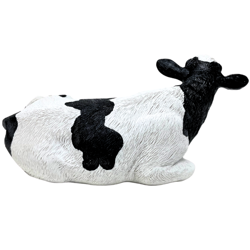 Resin Laying Cow Figurine