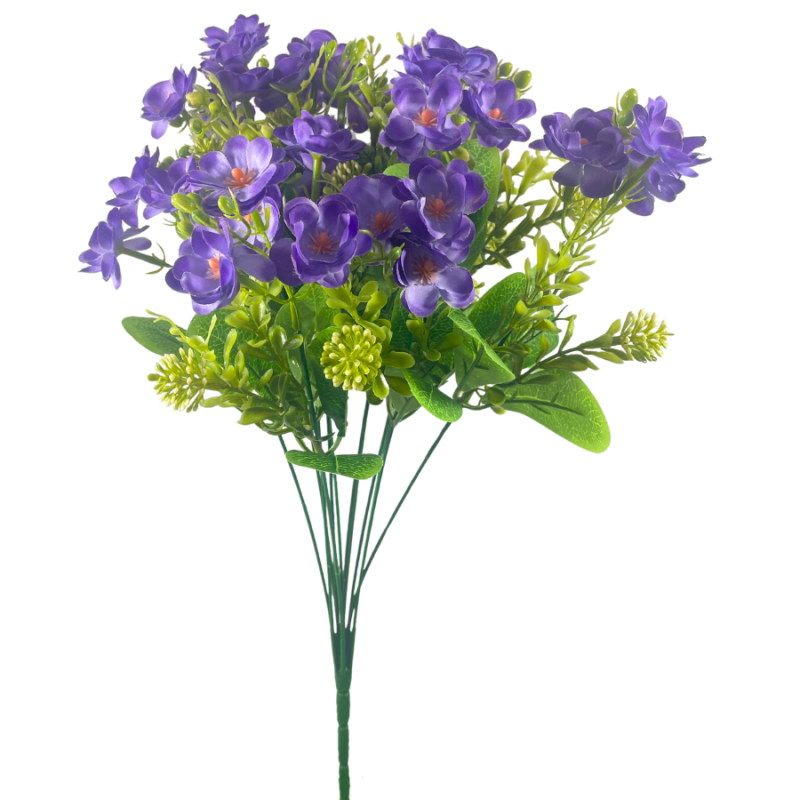 18" Anemone Flower Bush - Purple