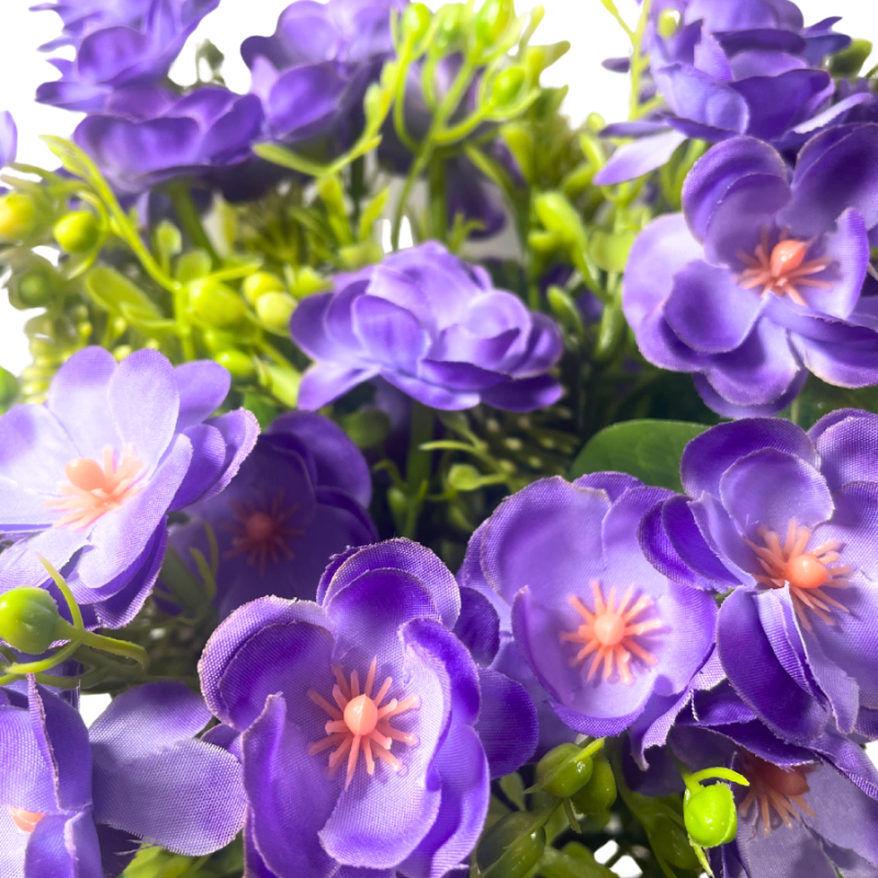 18" Anemone Flower Bush - Purple