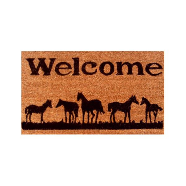 Horses Welcome Doormat