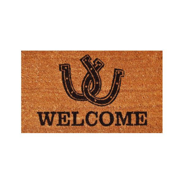 Horseshoe Welcome Doormat