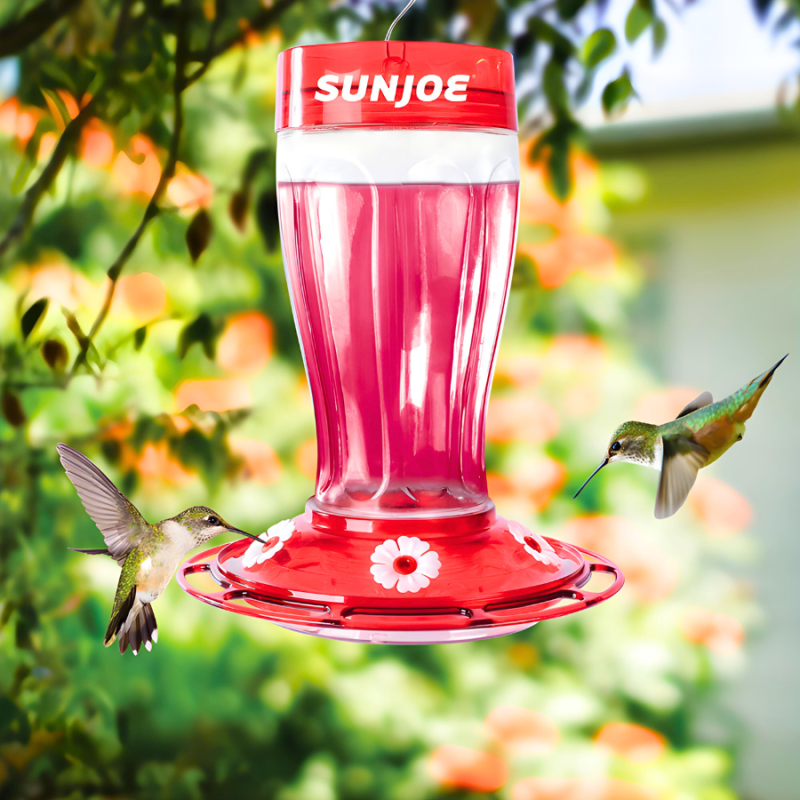 Hanging Glass Hummingbird Feeder