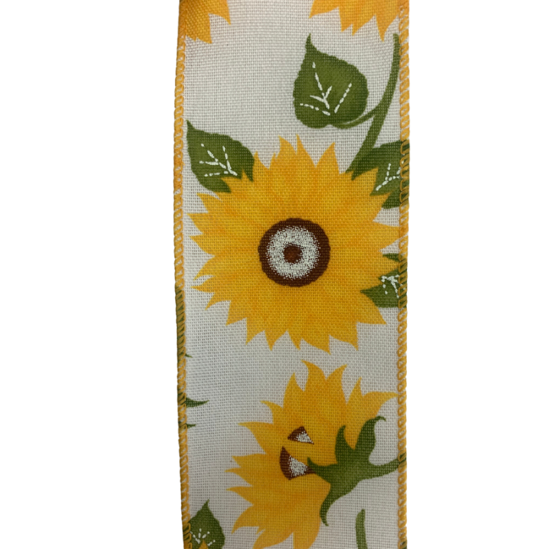 2.5" x 10yd Bright Sunflower Ribbon