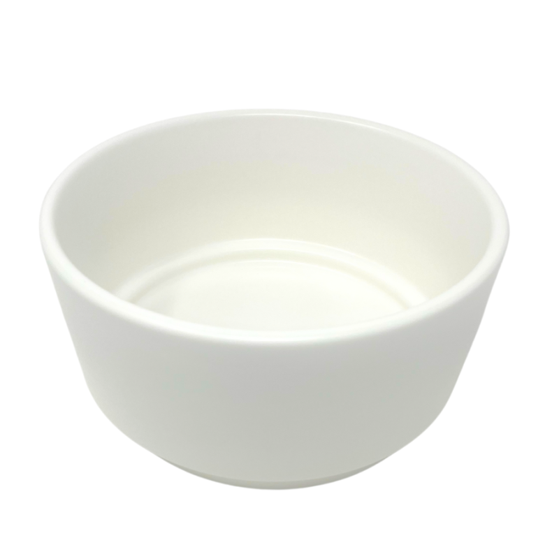 3" Ceramic Pet Bowl - White