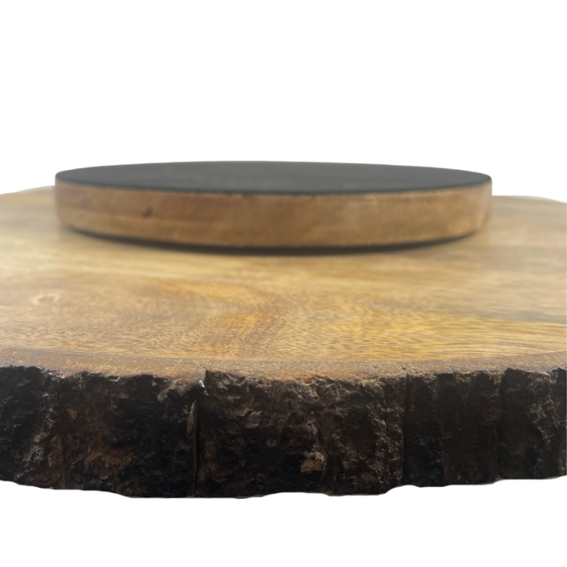 16" Wooden Swivel Serving Board
