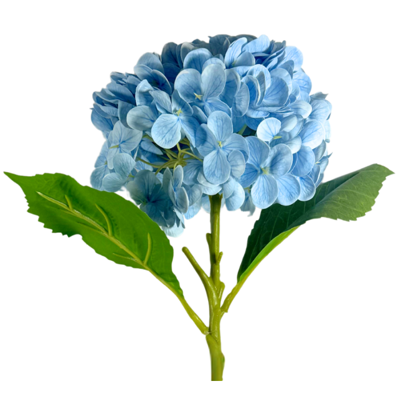 18.5" Real Touch Hydrangea - Light Blue
