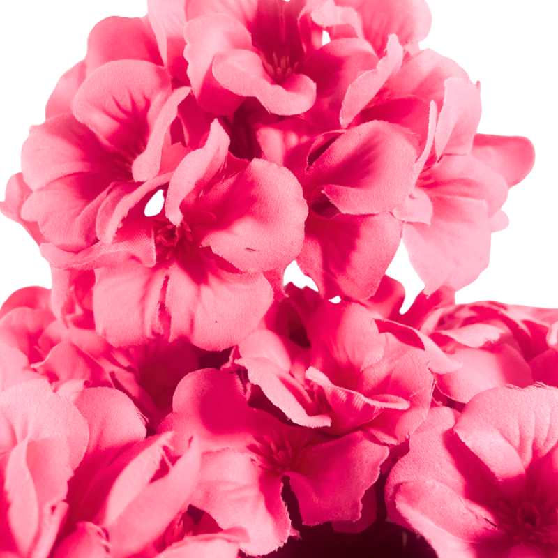 18" Geranium Bush - Pink