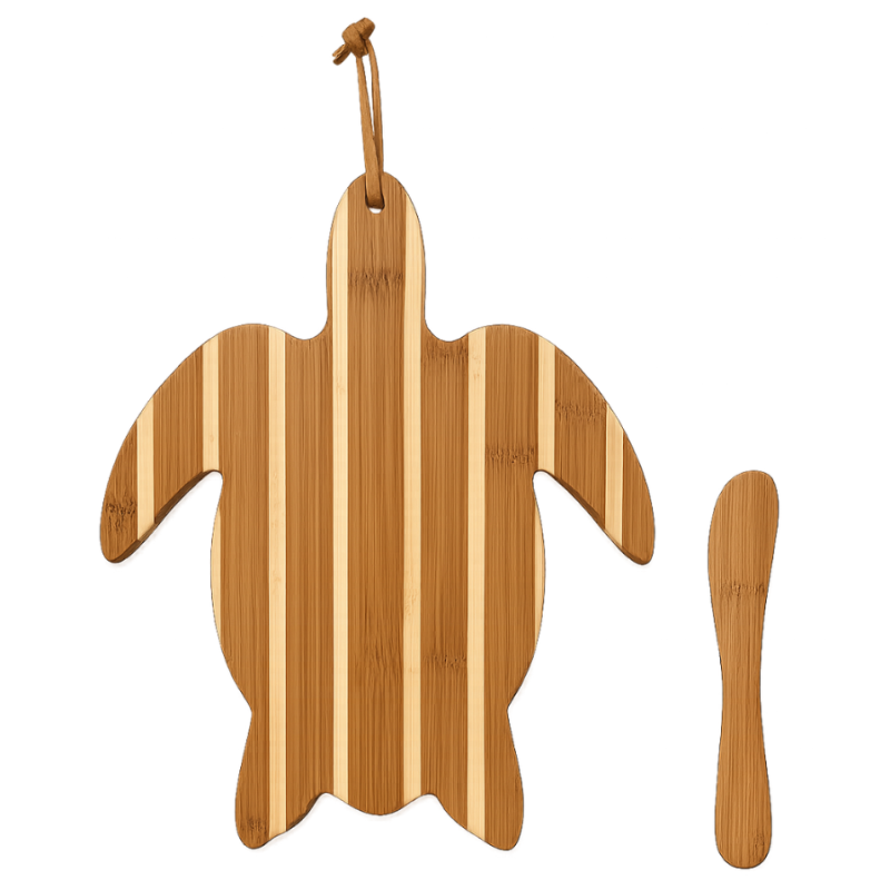 11.5" Turtle Serving Board & Spreader
