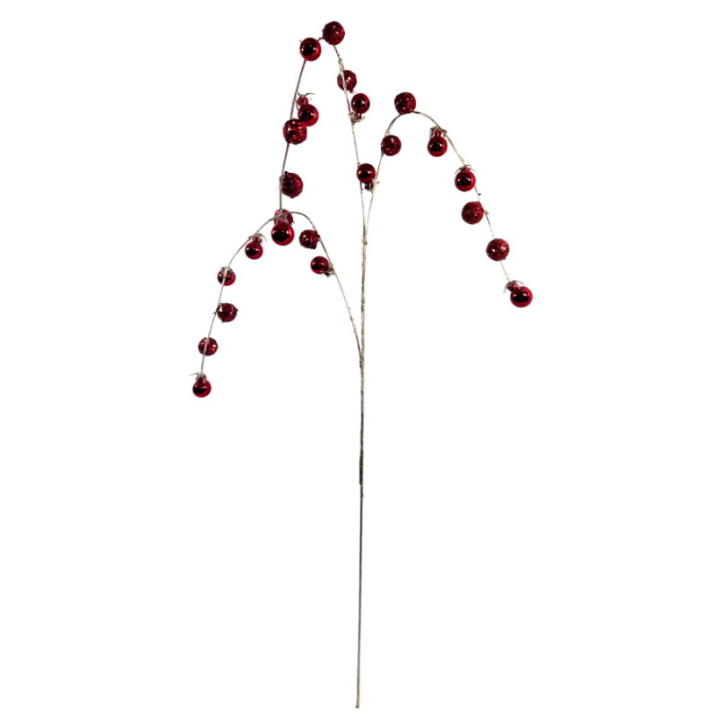 35.5" Hanging Ball Spray- Red