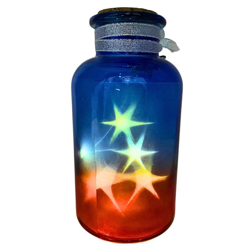 Land of Liberty Round LED Bottle