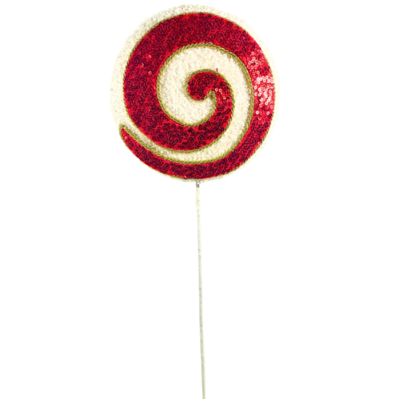 20" Peppermint Lollipop Decor
