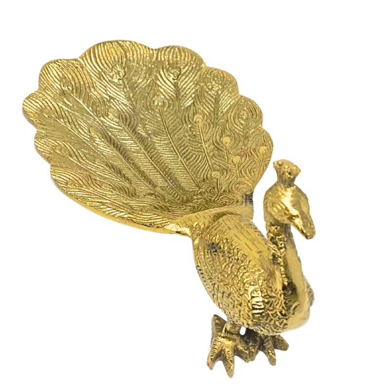 Golden Peacock Tray
