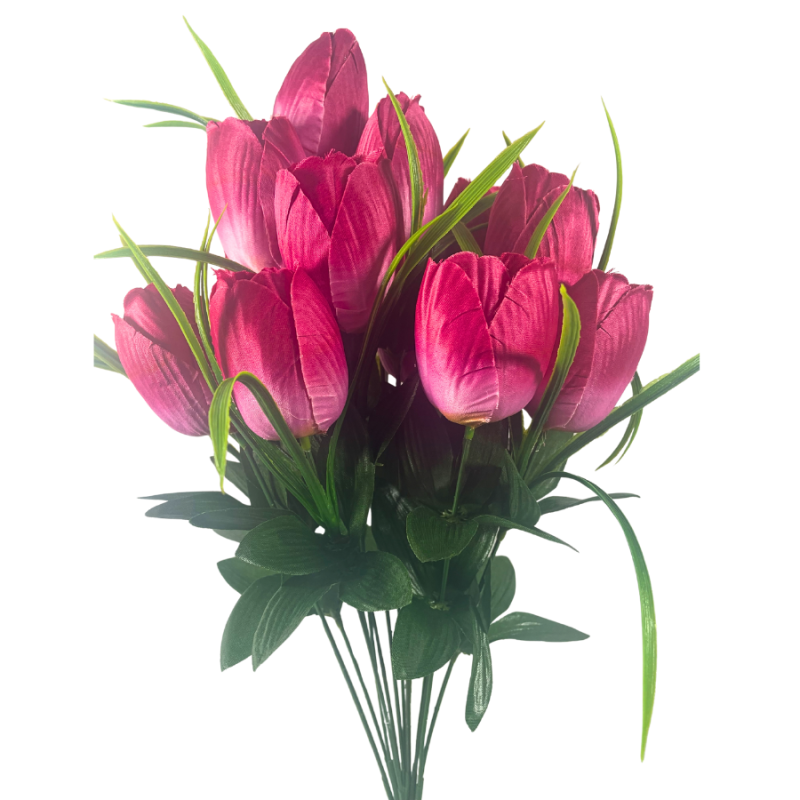19" Tulip Bush - Fuchsia