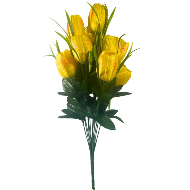 19" Tulip Bush - Yellow