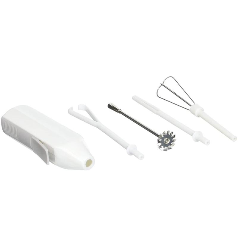 Wireless hand mixer with whisks, battery operated 