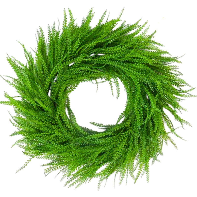 24" UV Bead Grass Wreath