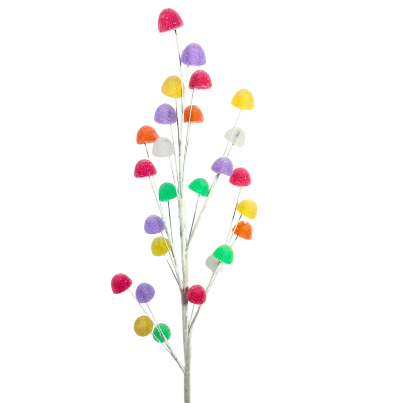 18" Holiday Gum Drop Candy Pick