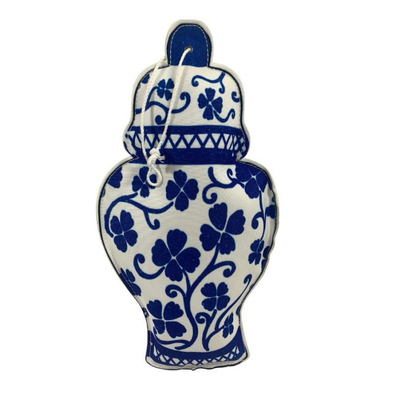 12" Blue Chinoiserie Ornament