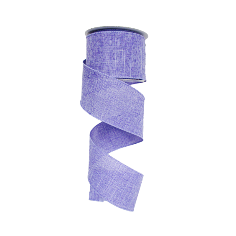 2.5" x 10yd Lavender Canvas Ribbon