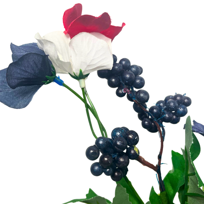 10" Patriotic Daisy Berry Pick