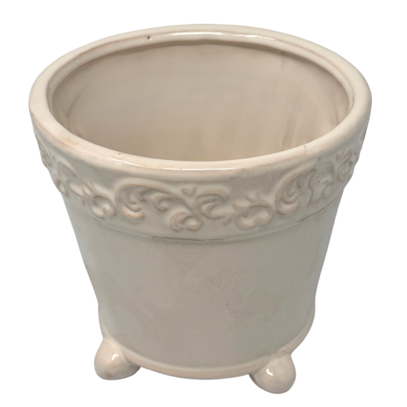 5.5" Decorative Porcelain Planter