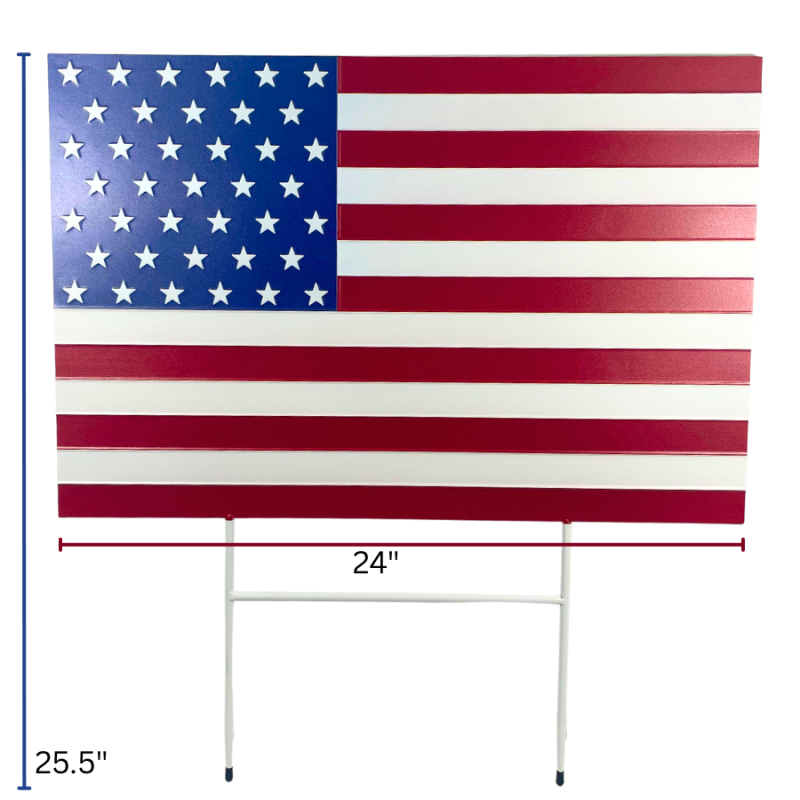 25.5" USA Yard Stake
