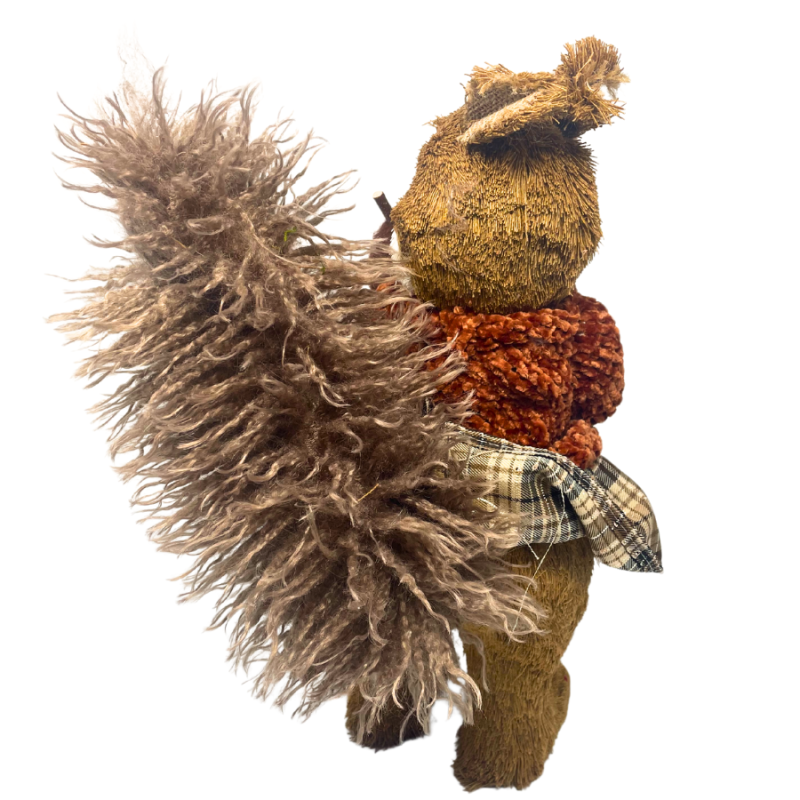 16" Sisal Female Harvest Squirrel