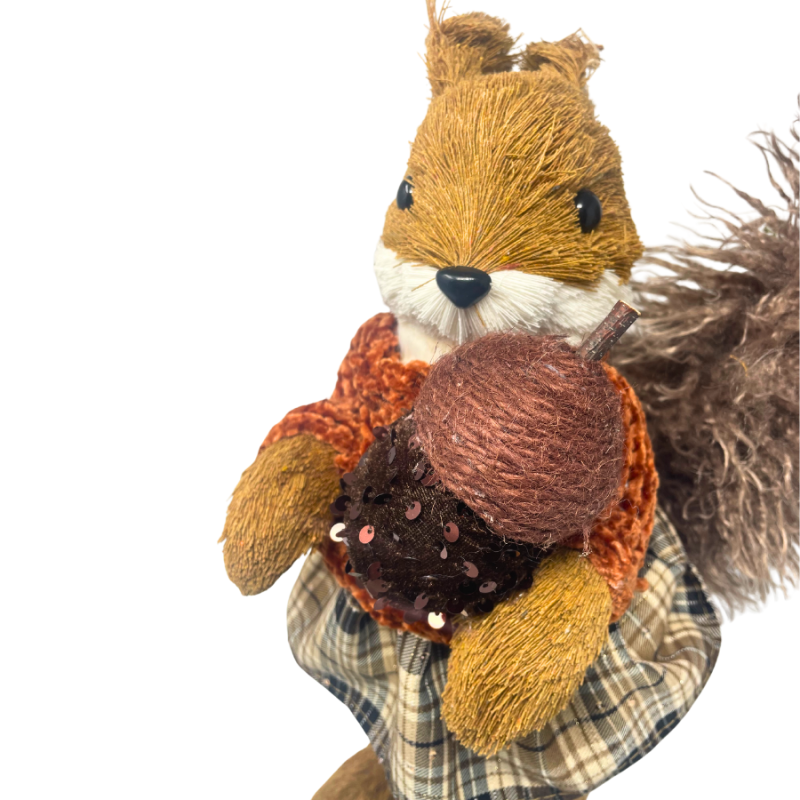 16" Sisal Female Harvest Squirrel