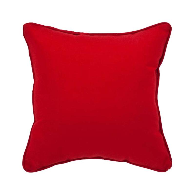 17" Pompei Red Outdoor Pillow