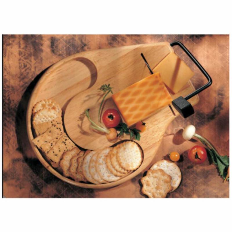 12"x 9.5" Prodyne Cheese Slicer & Serving Tray
