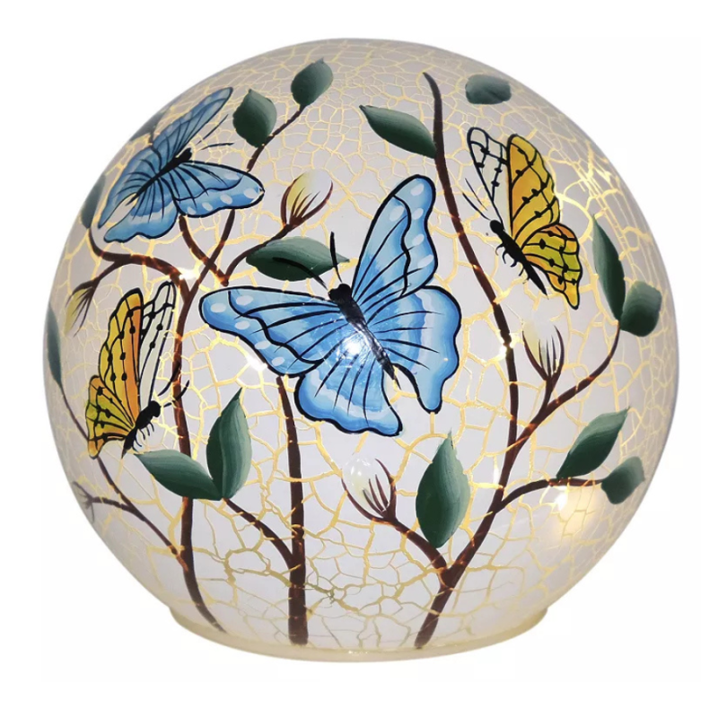 4" Butterfly Fields LED Mini Orb
