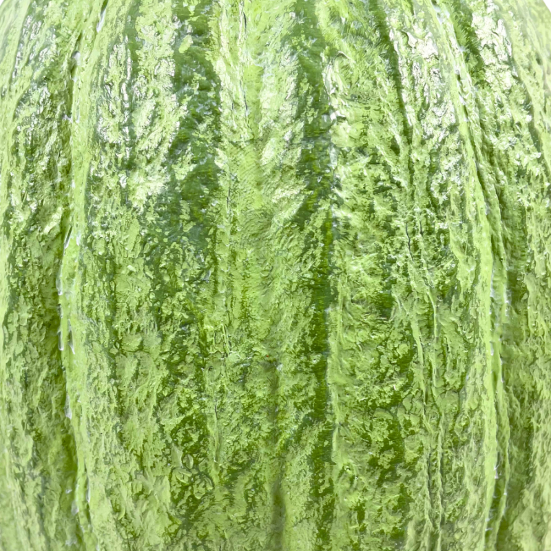 10" Green Pumpkin Decor