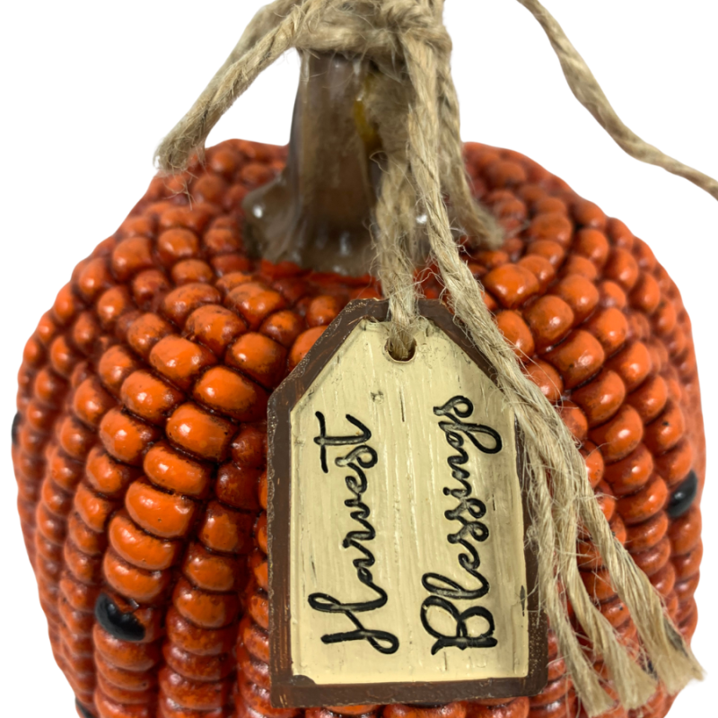 Medium Resin Corn Pumpkin - Blessing