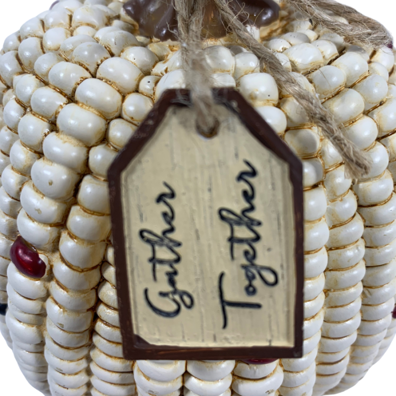 Medium Resin Corn Pumpkin - Gather