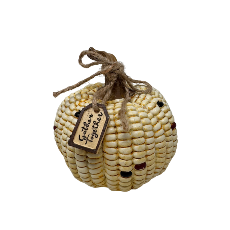 Small Resin Corn Pumpkin - Gather