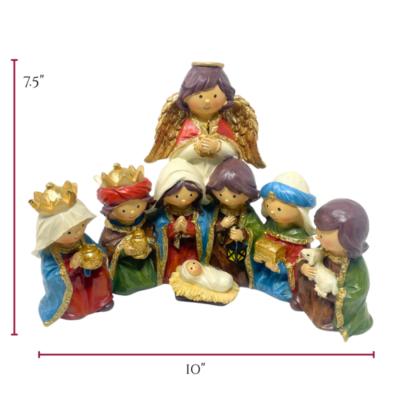 Resin Nativity Scene
