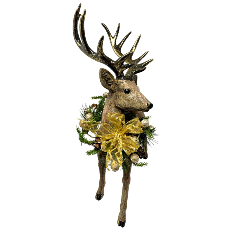 Standing Deer w/ Garland