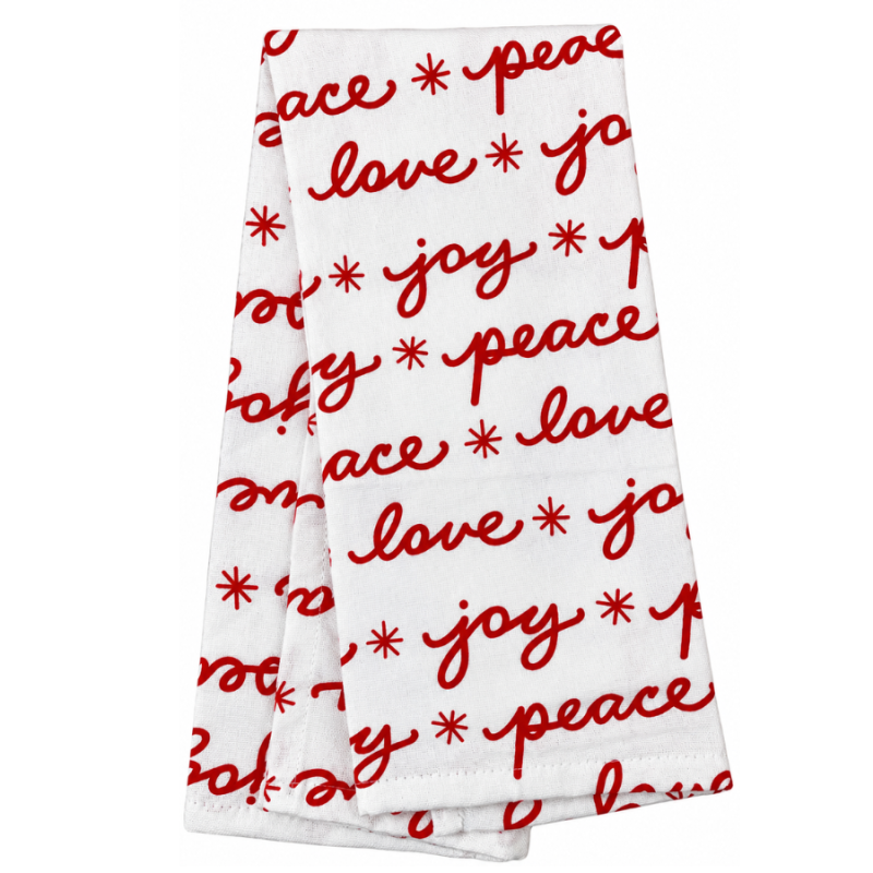 Peace, Love & Joy Kitchen Towel