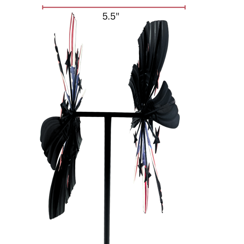 59" Iron Americana Rotating Wind Spinner