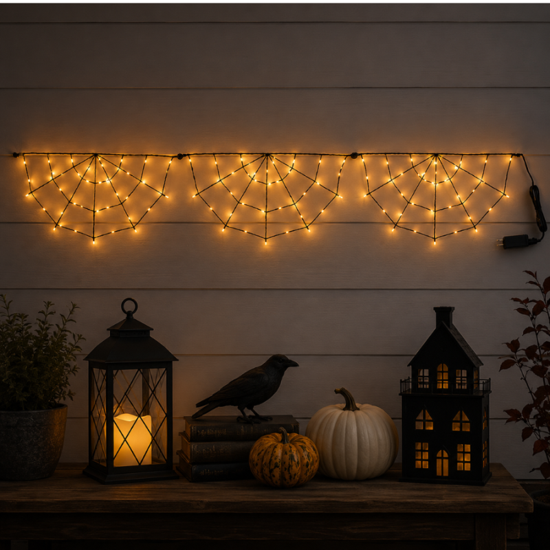 57" Spider Web Lights