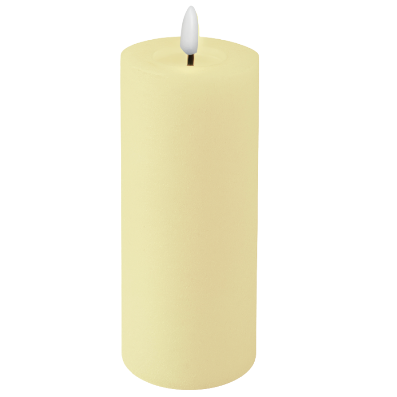 Lumineo LED Wax Candle w/ Flame Effect - Ivory