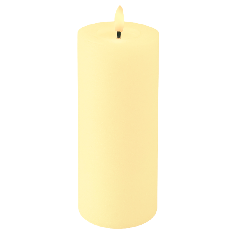 Lumineo LED Wax Candle w/ Flame Effect - Ivory