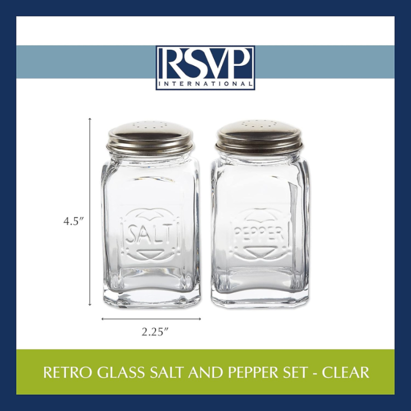RSVP Salt & Pepper Shakers Set