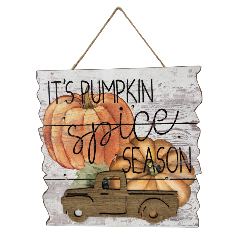 9.5" Light-up Pumpkin Spice Sign